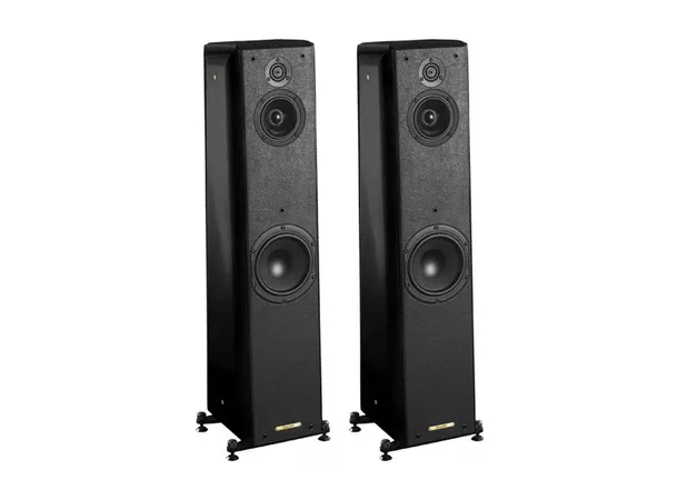 Sonus Faber Toy Tower, black piano gulvstående høyttaler, sort, par 